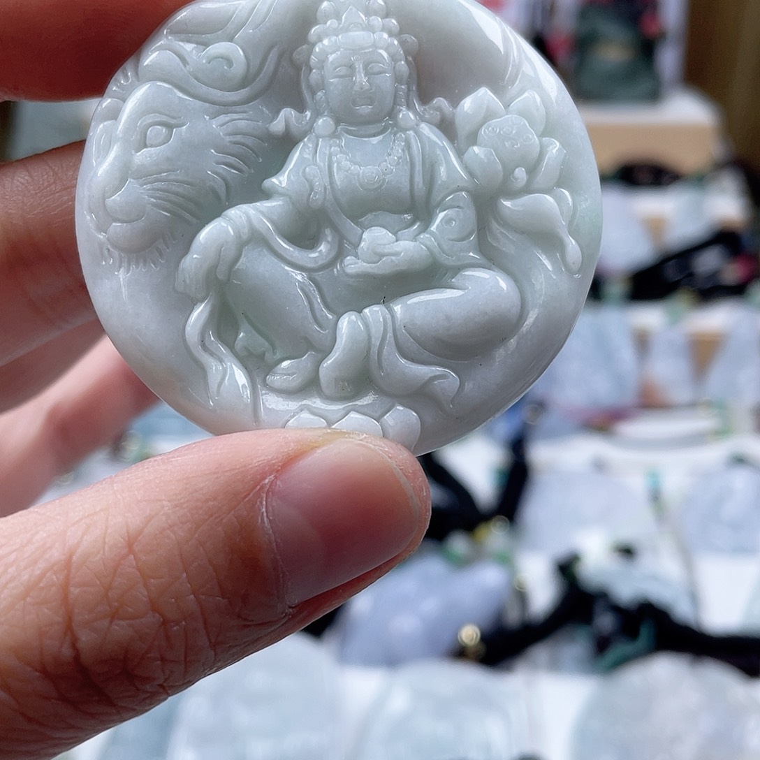 翡翠颈饰未镶嵌0469挂件