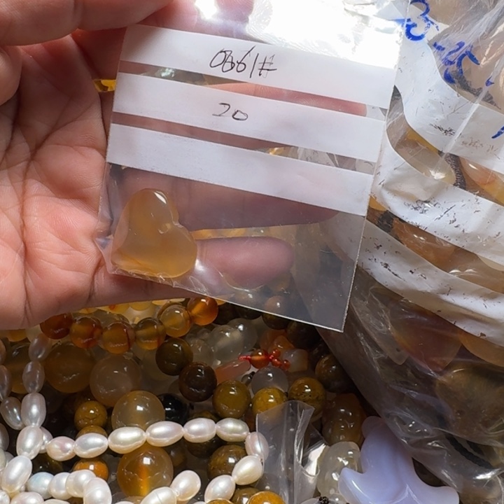 玛瑙/玉髓颈饰合金a*r0061