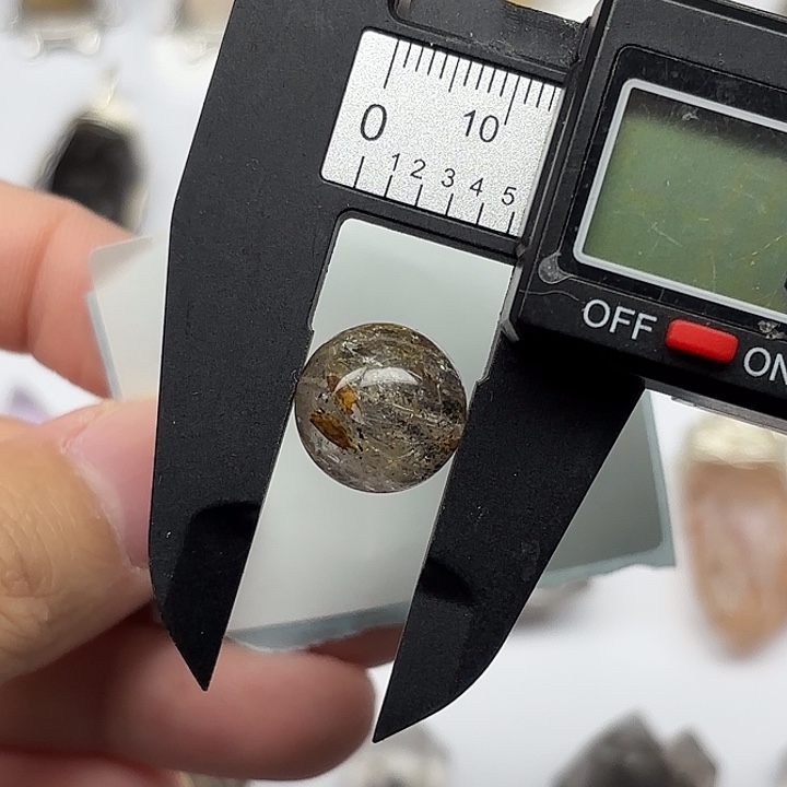 未镶嵌颈饰水晶13.7mm闪灵钻圆珠默认微瑕