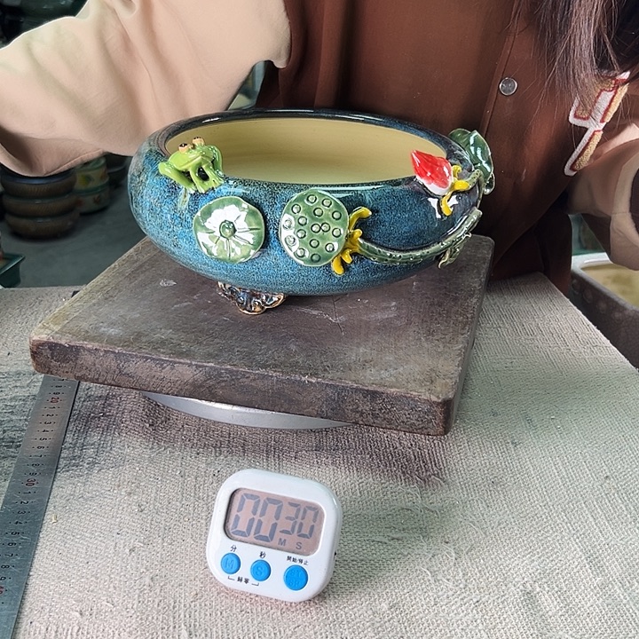 星***宇泳坤堂石湾花盆陶瓷