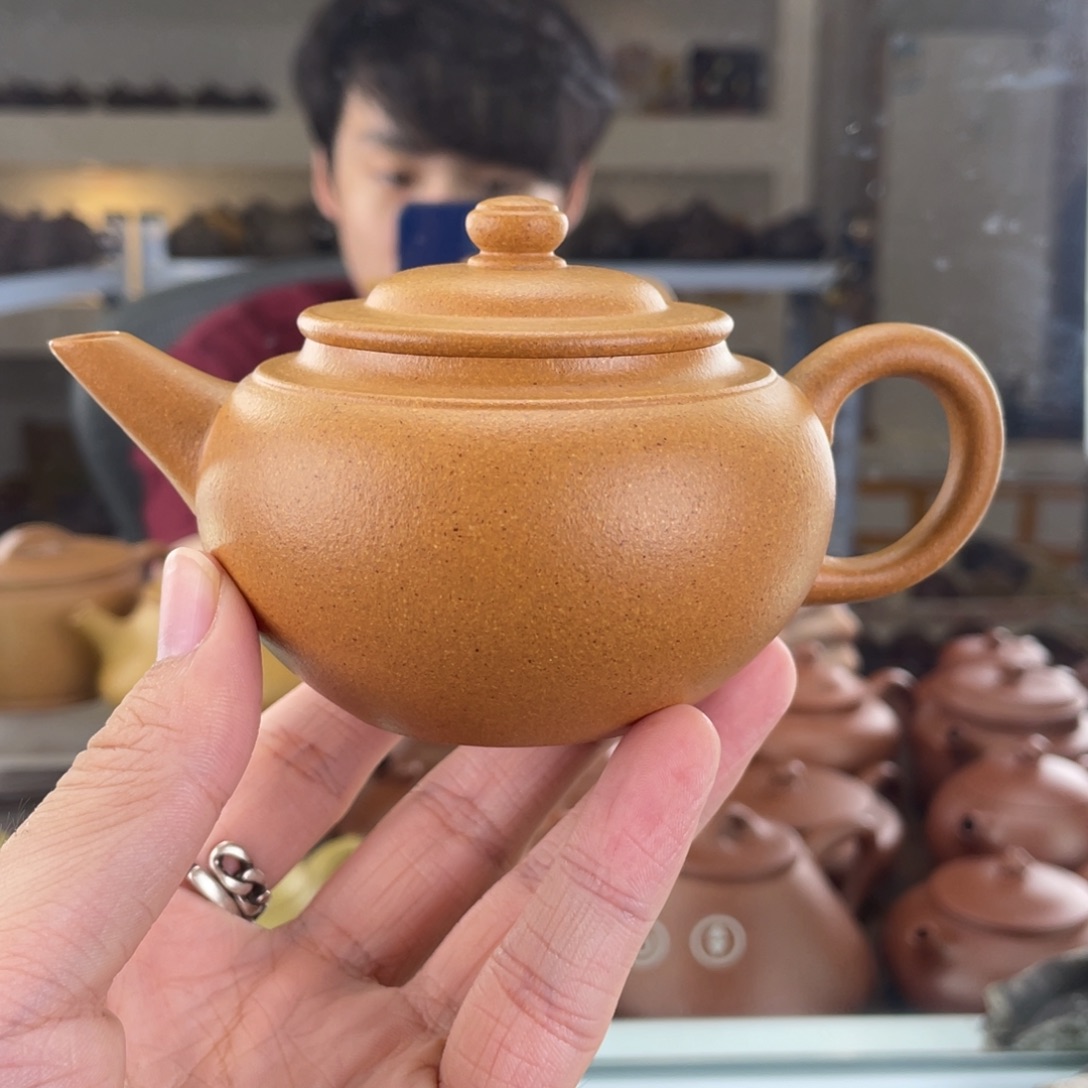 茶壶紫砂180cc黄金段茶壶