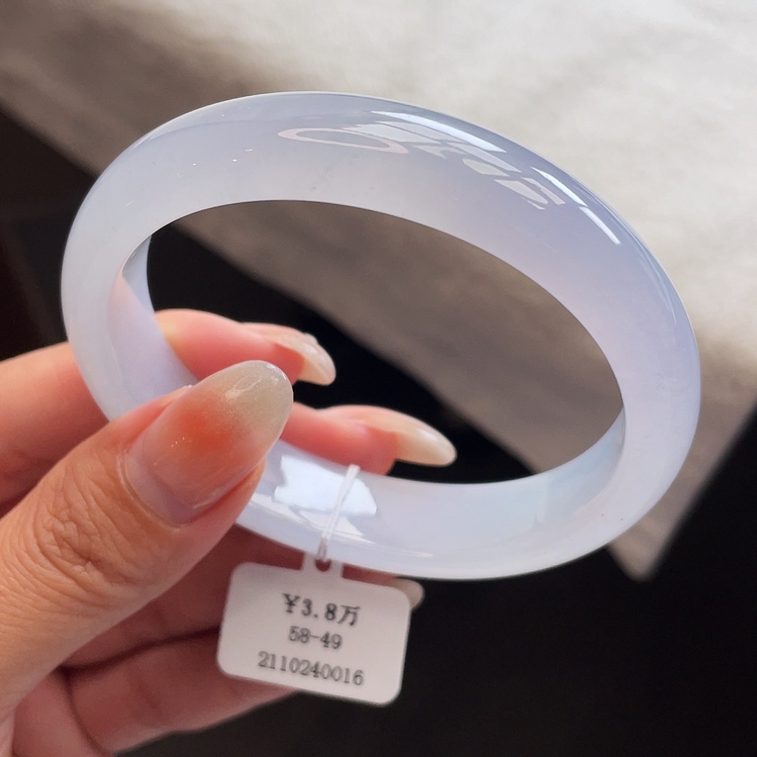 翡翠手镯未镶嵌58贵妃