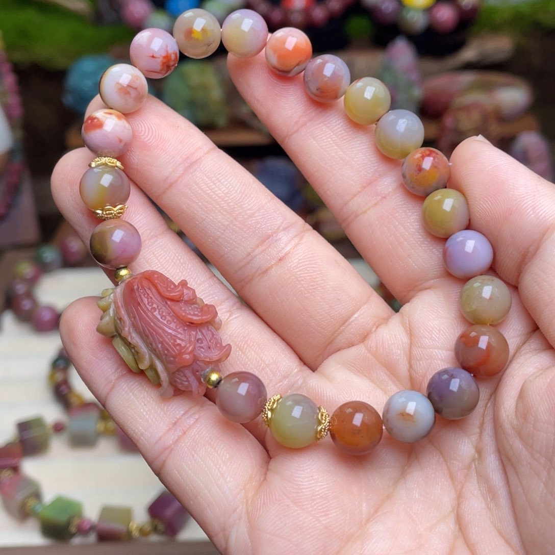 玛瑙/玉髓珠宝半成品未镶嵌盐源玛瑙