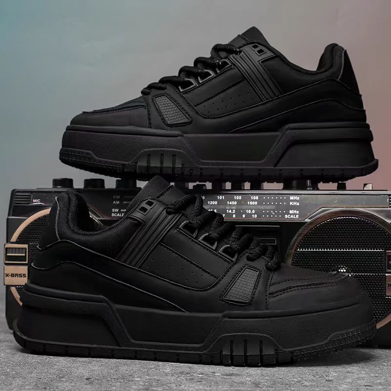 素面时尚休闲鞋春秋平跟女鞋板鞋皮鞋透气时尚胶粘