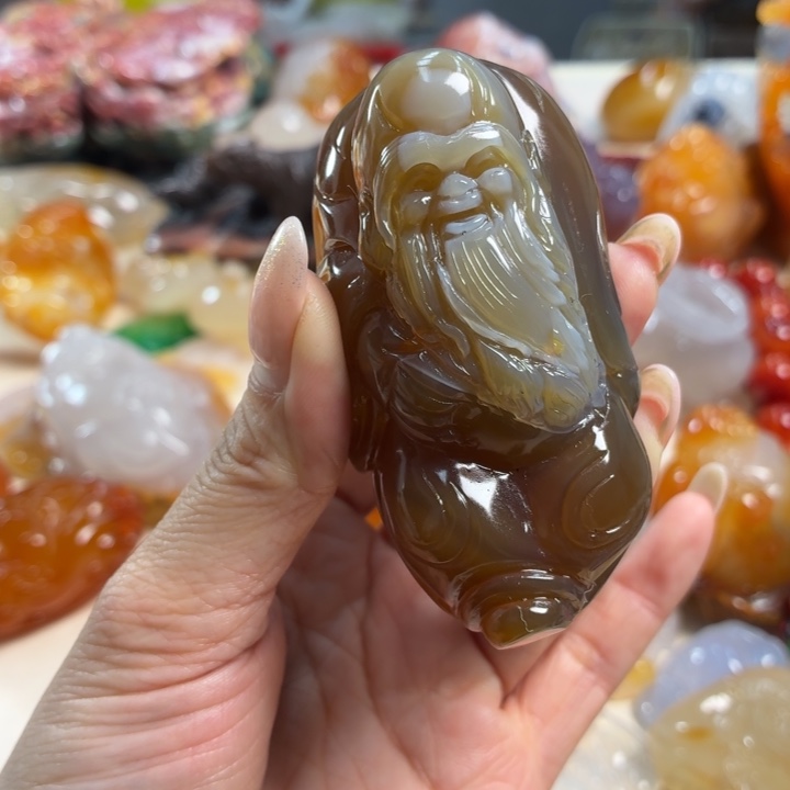 玛瑙/玉髓未镶嵌吊坠(不含链)