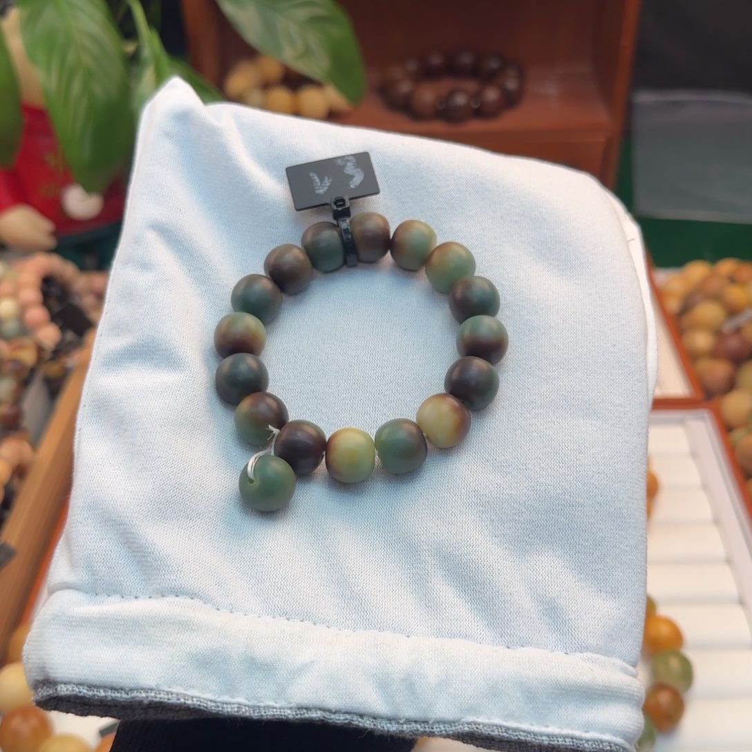 菩提根/象牙果手串卡14干磨绿芭蕉微瑕3苹果