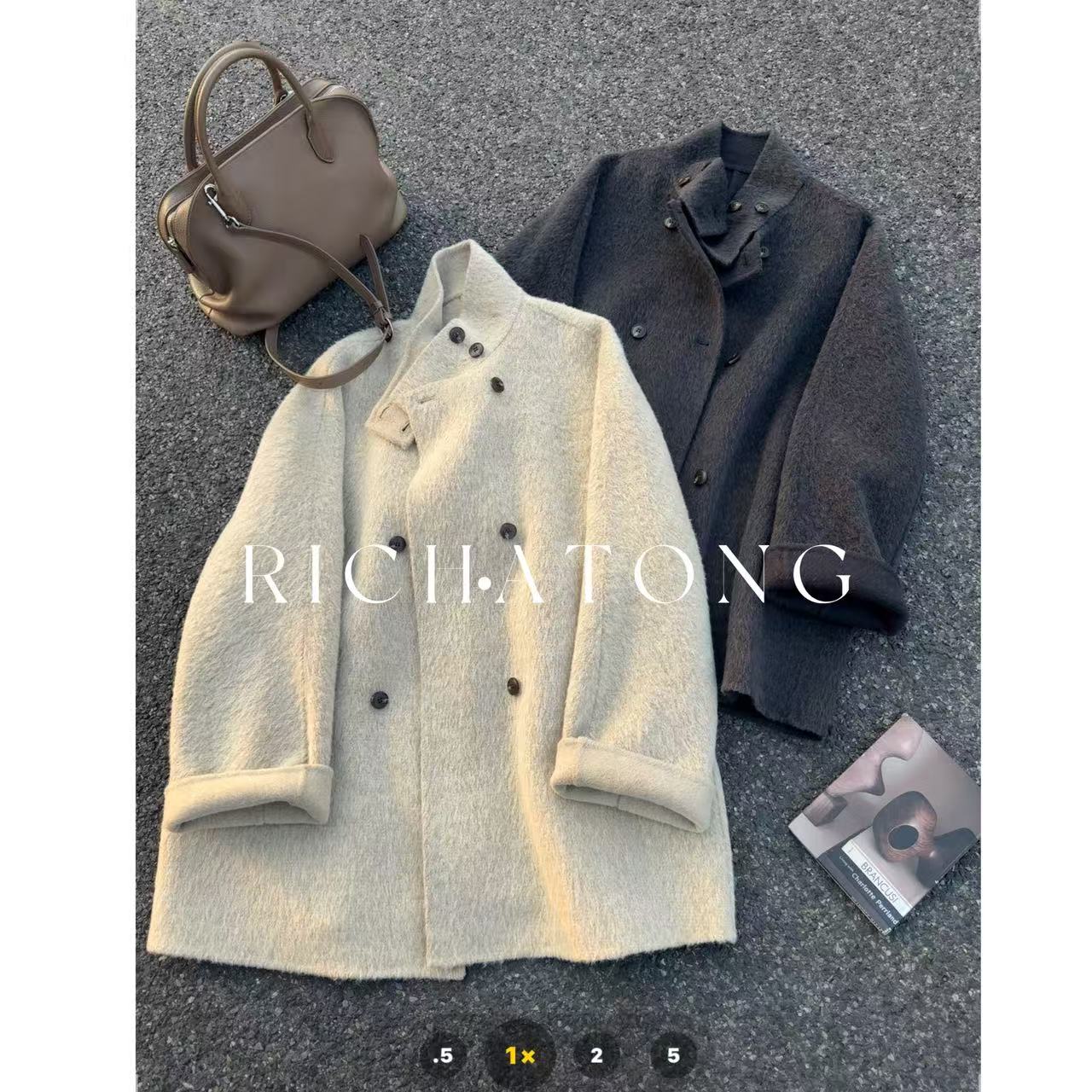 RICH ATONG.-【苏力线】-2025静奢风大牌气质款大衣1216