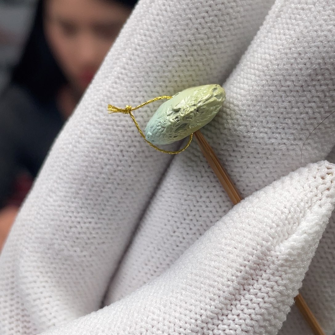 绿松石未镶嵌挂件