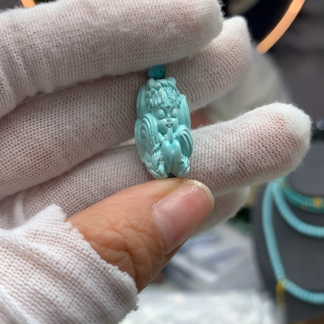 绿松石挂件未镶嵌