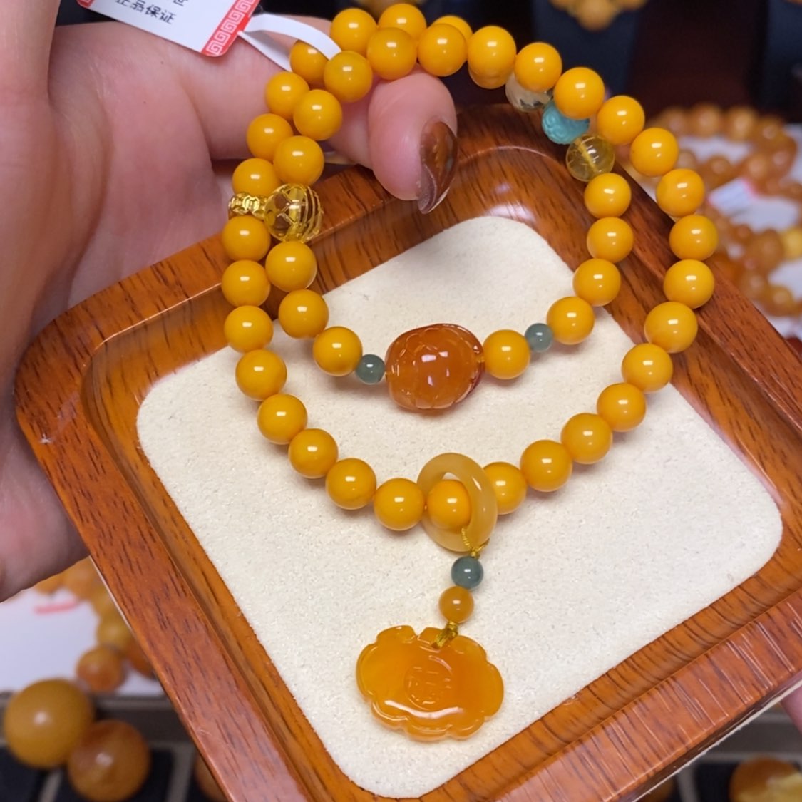 【闪购商品】蜜蜡手链未镶嵌手串