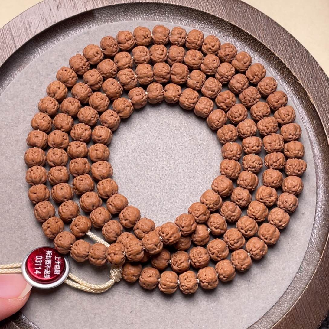 手串金刚菩提小*梅朵头货佛手108尺寸7.2