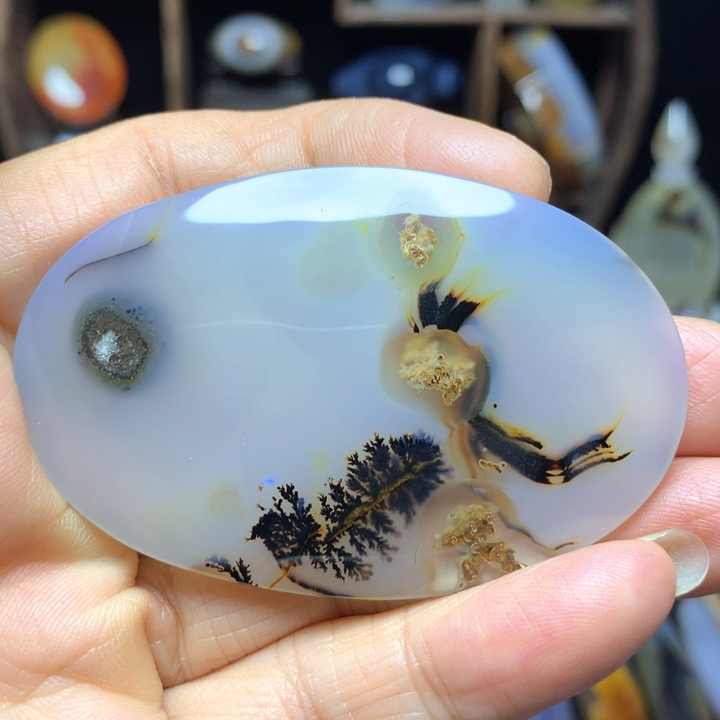 未镶嵌颈饰玛瑙/玉髓蜜*