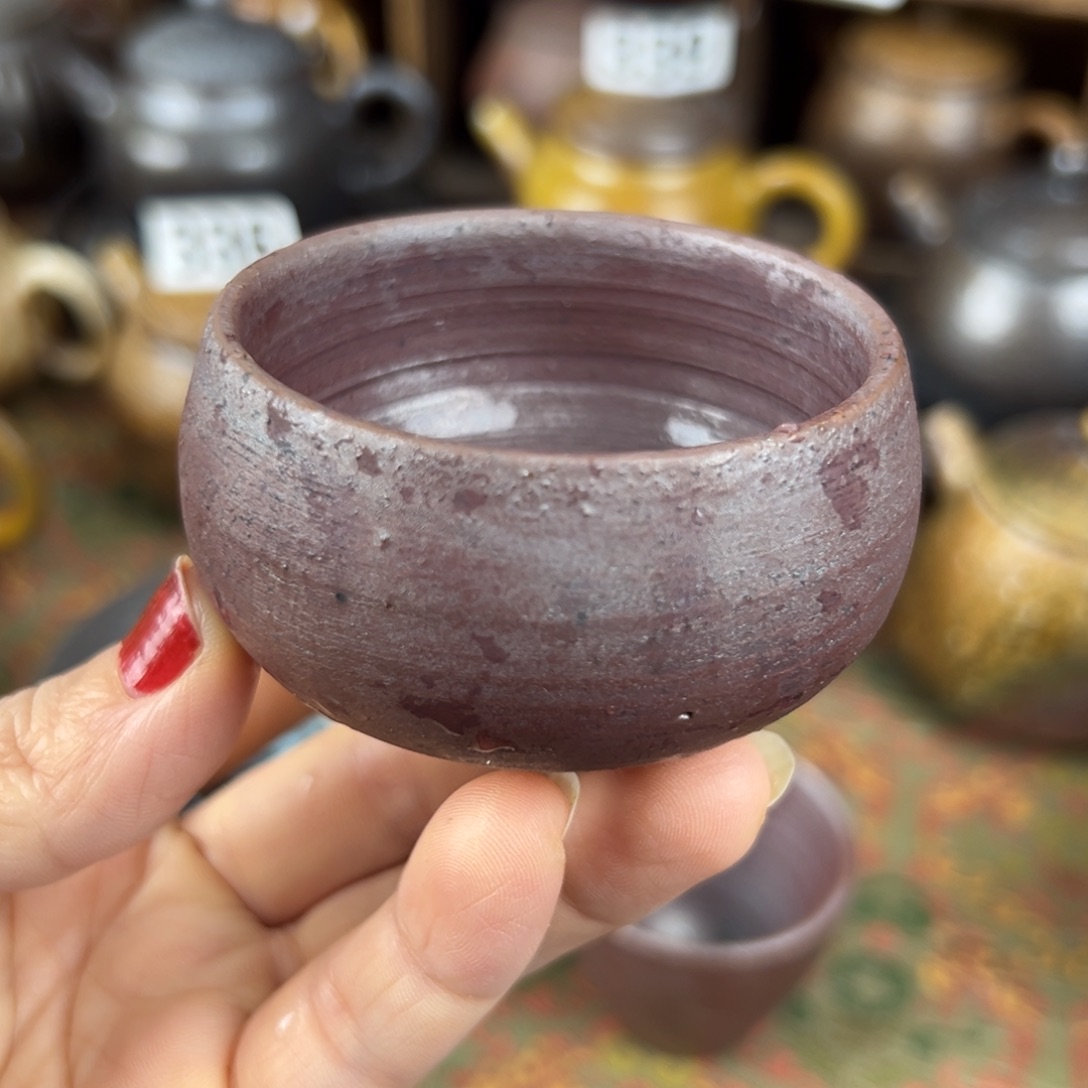 柴烧茶器柴烧茶器主人杯