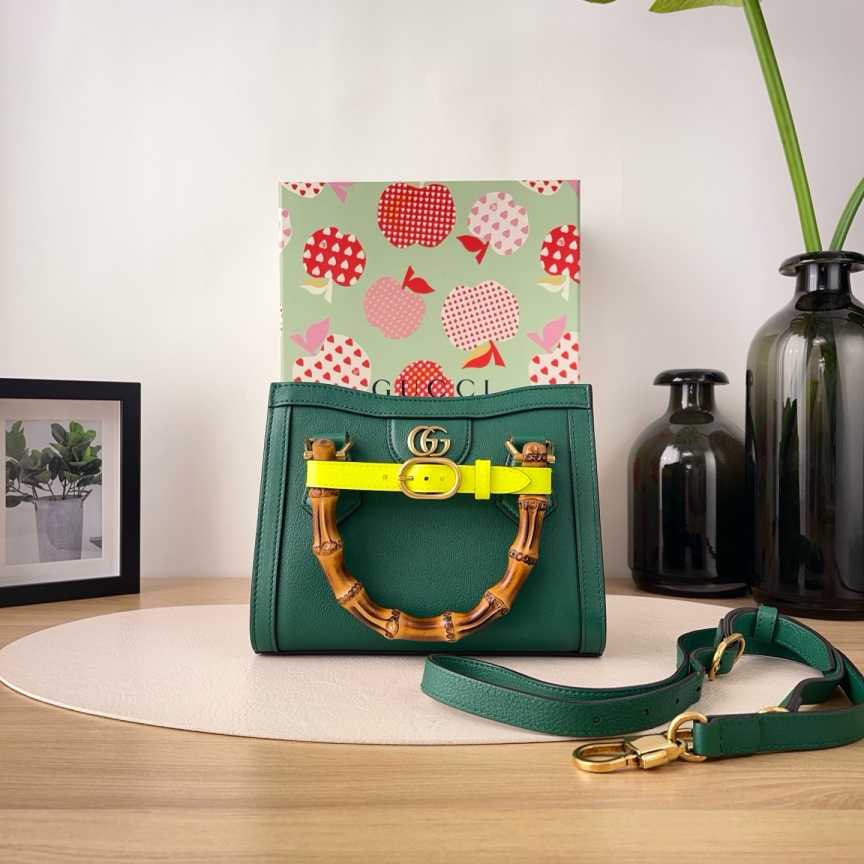 95新 GUCCI/古驰 戴安娜/单肩包/6855