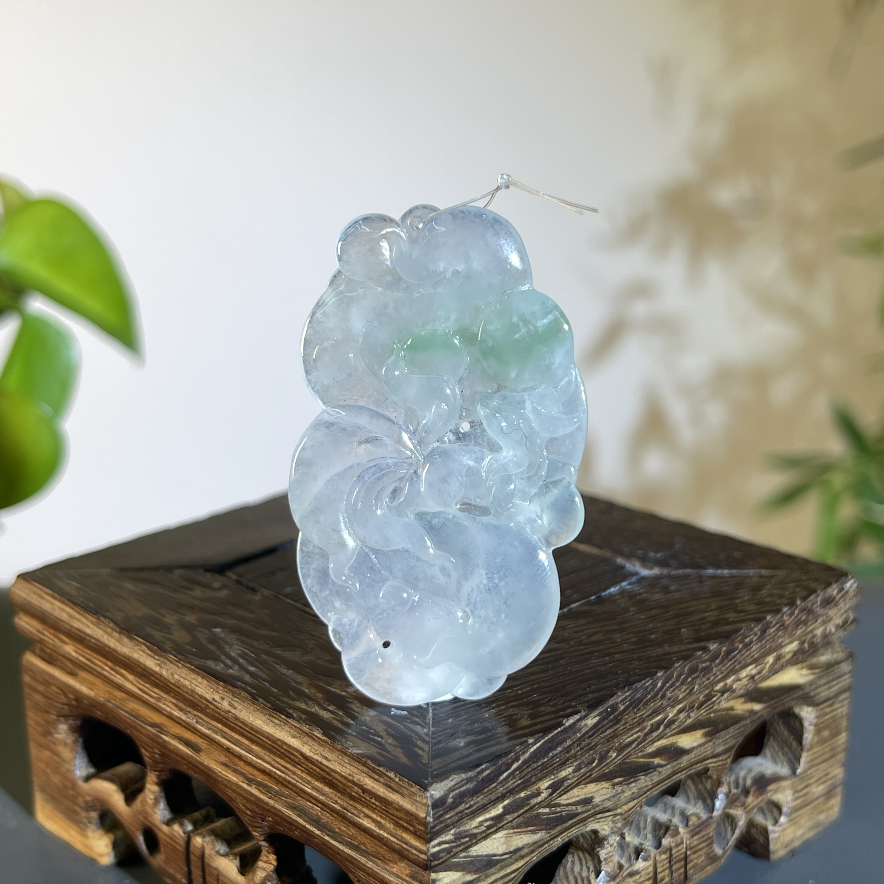 JCW02-128  天然缅甸A货翡翠   九尾