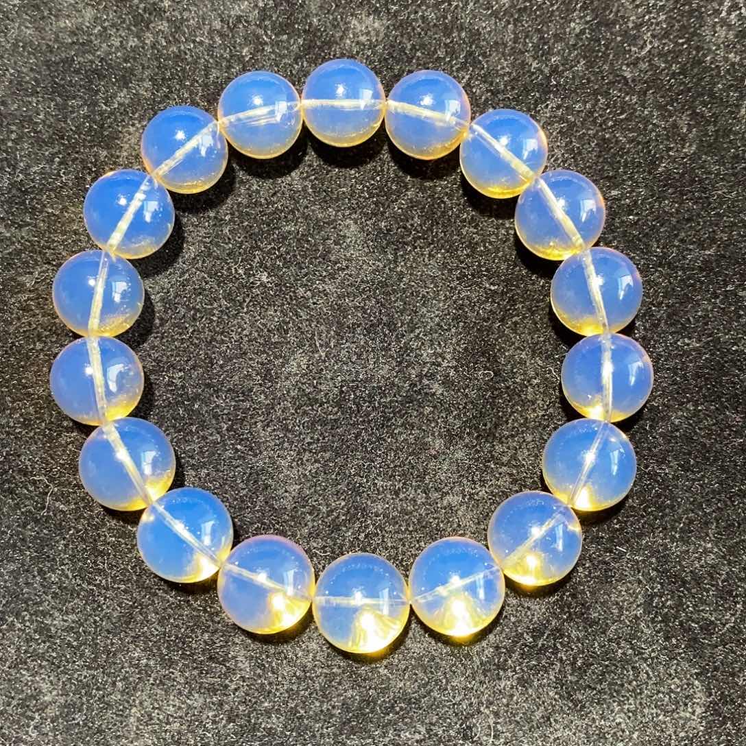 蓝珀未镶嵌珠宝奇石11mmS+