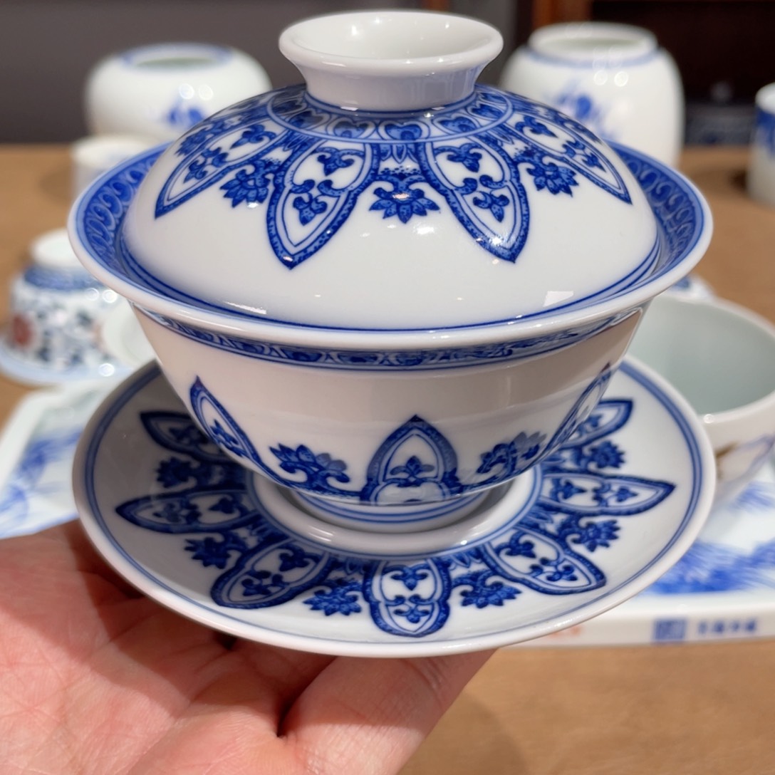 杯 经典王步花鸟 小桥窑