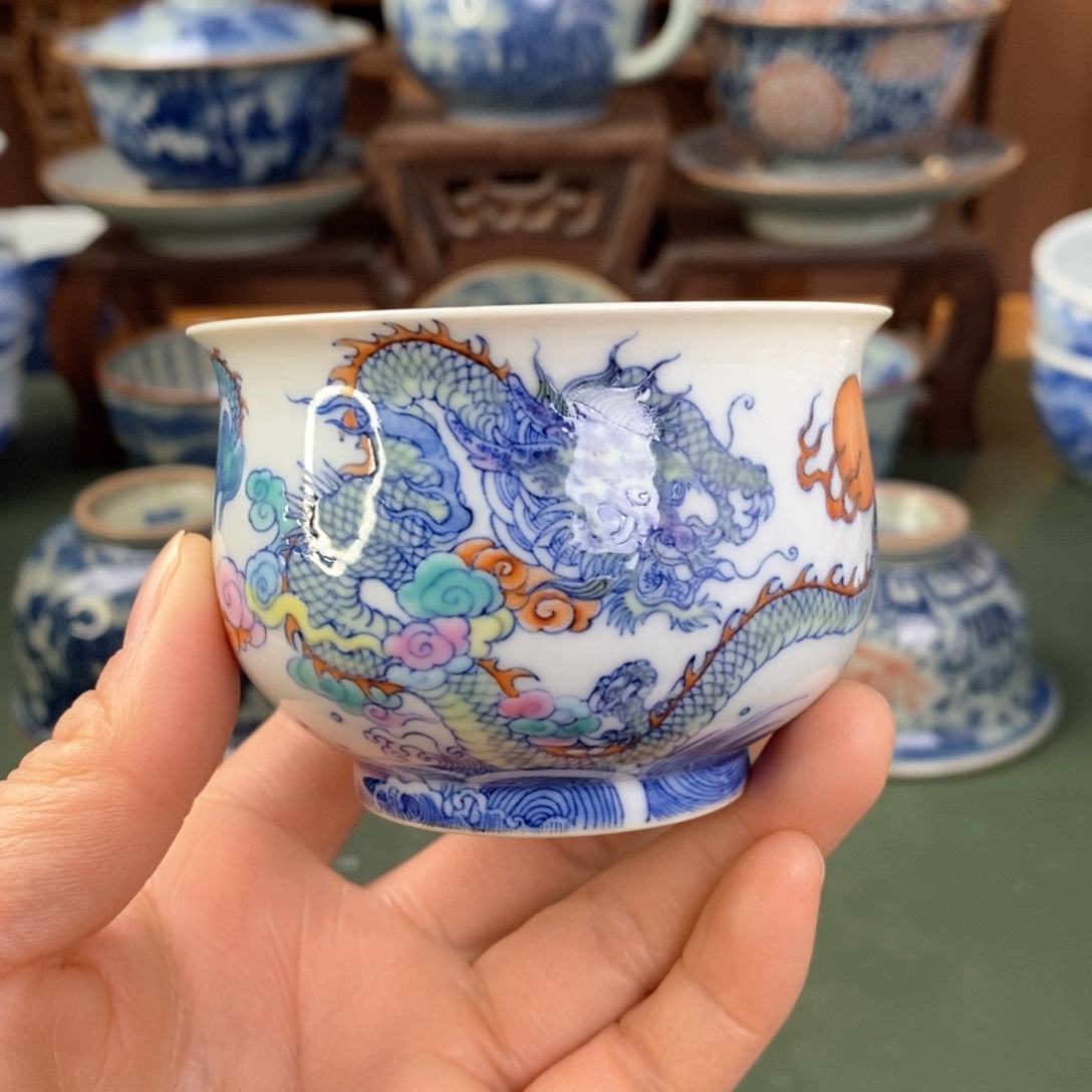 杯景德镇陶瓷手工手绘