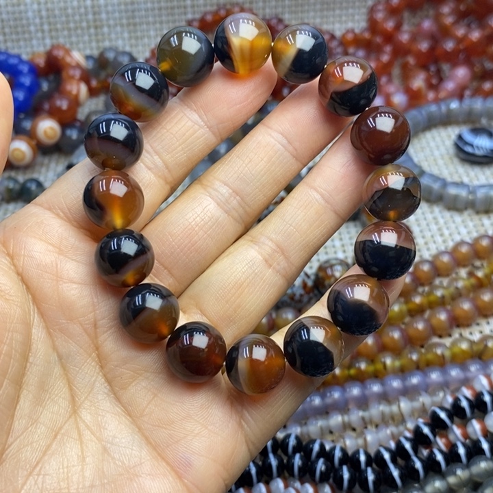 玛瑙/玉髓手链未镶嵌