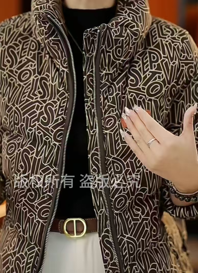 杭州原版正品2025冬季新款气质显瘦显白高端棕咖色羽绒服女