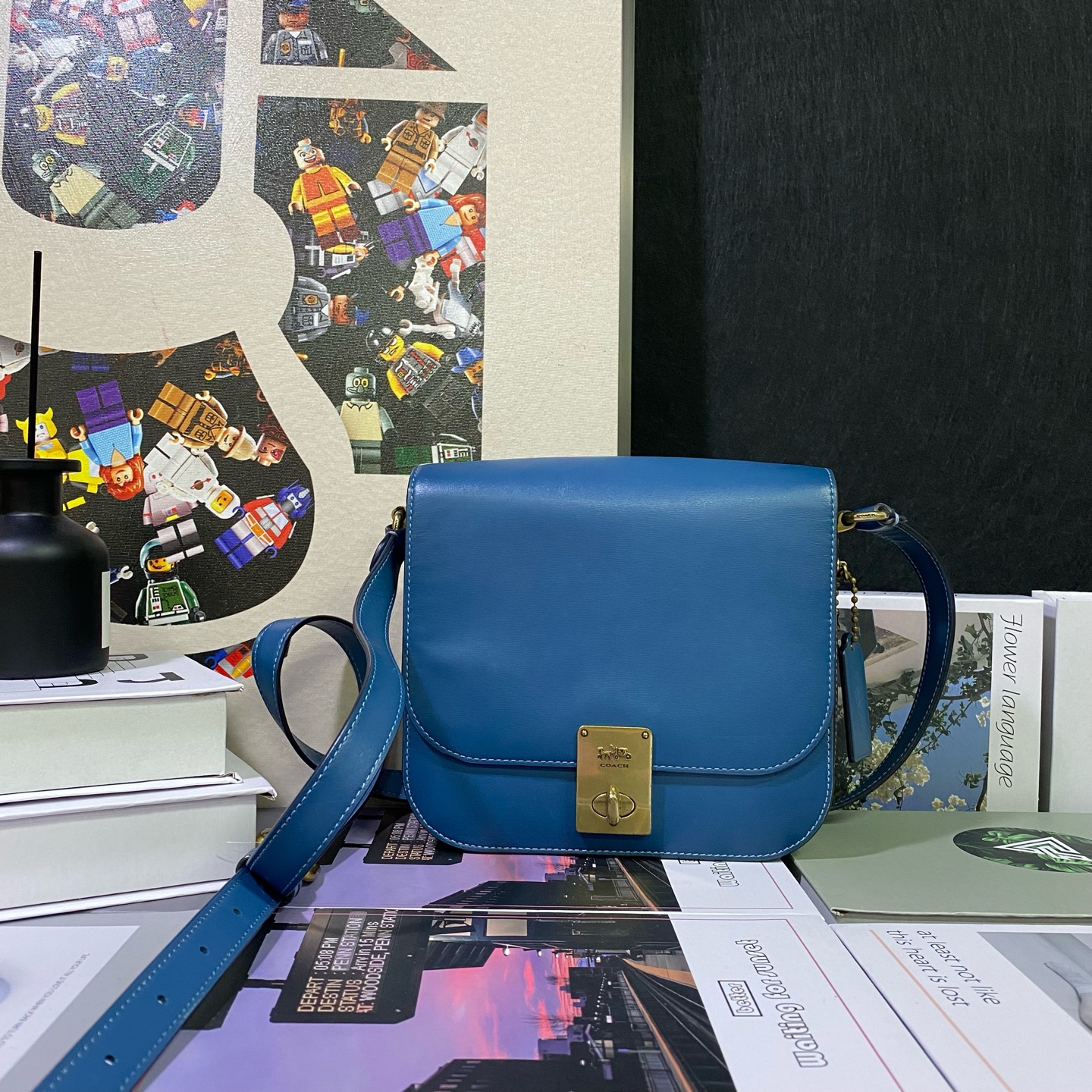 95新 COACH/蔻驰 22014斜挎包20×18