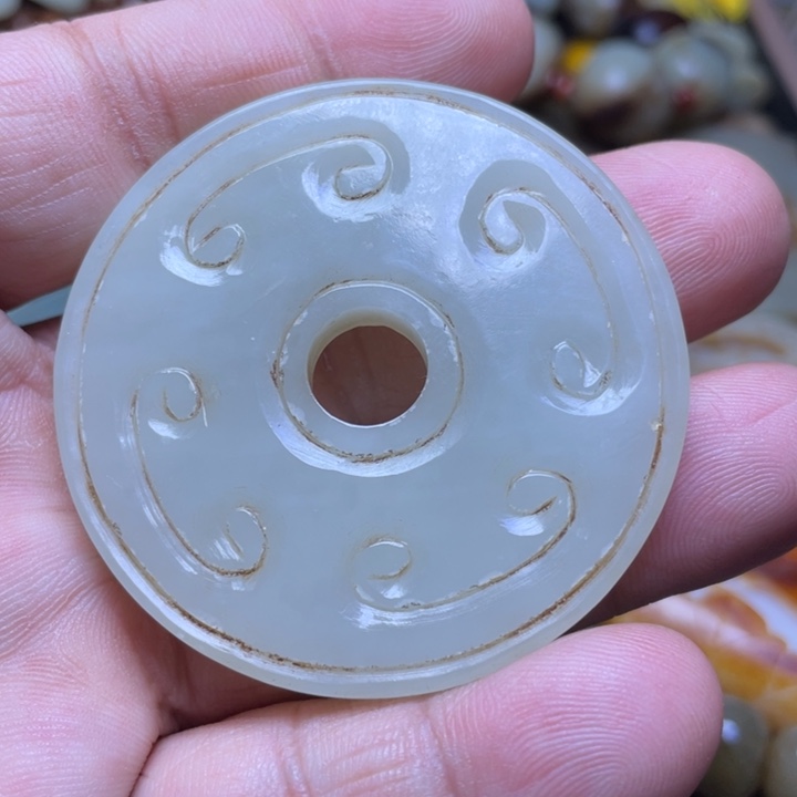 和田玉未镶嵌吊坠(不含链)