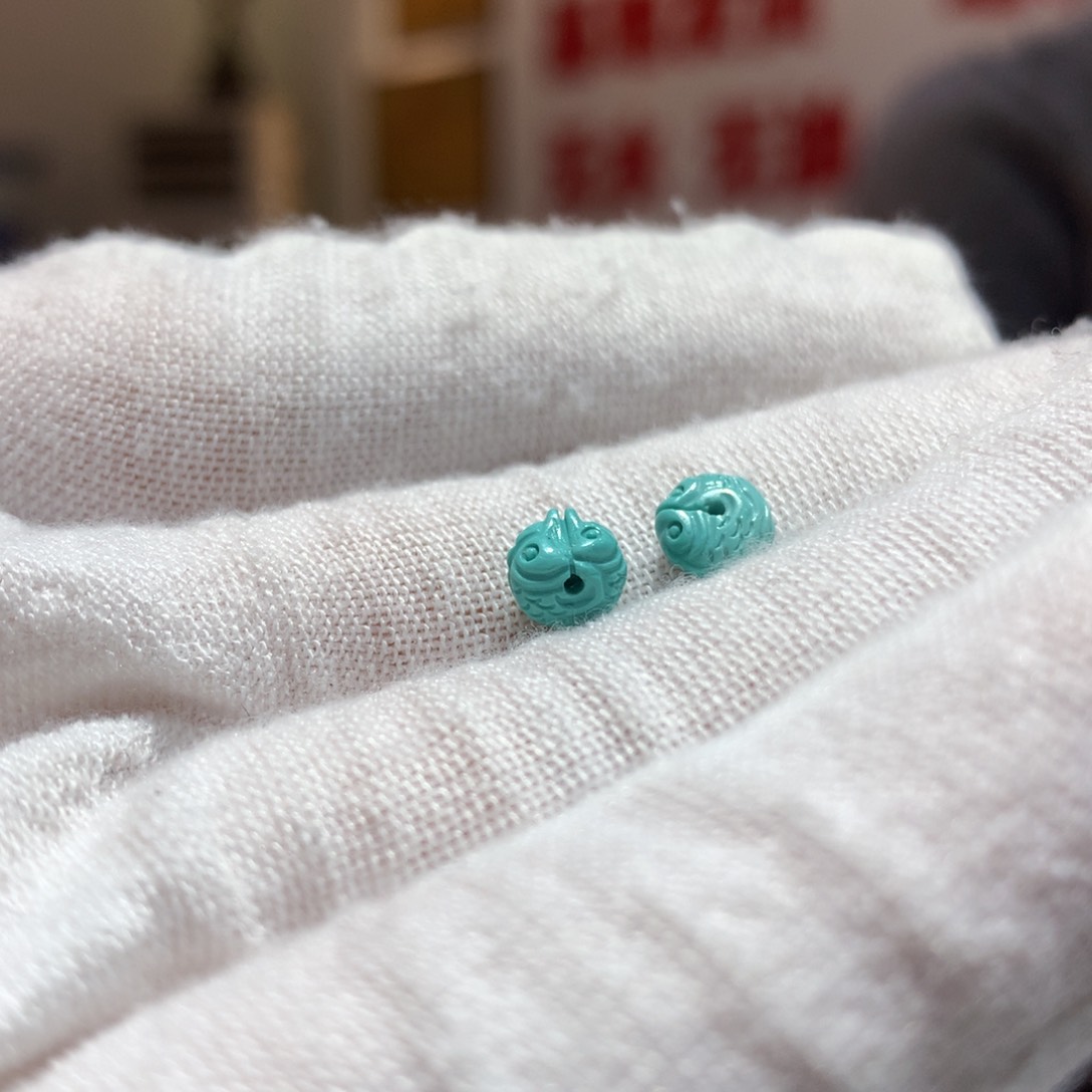 未镶嵌绿松石配饰心****吼