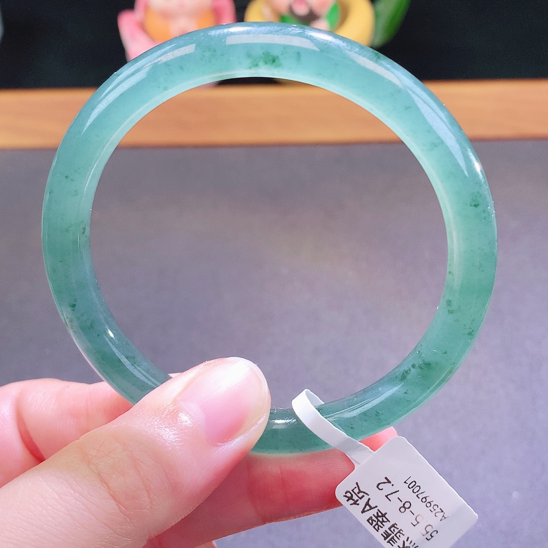 翡翠未镶嵌手镯天然翡翠