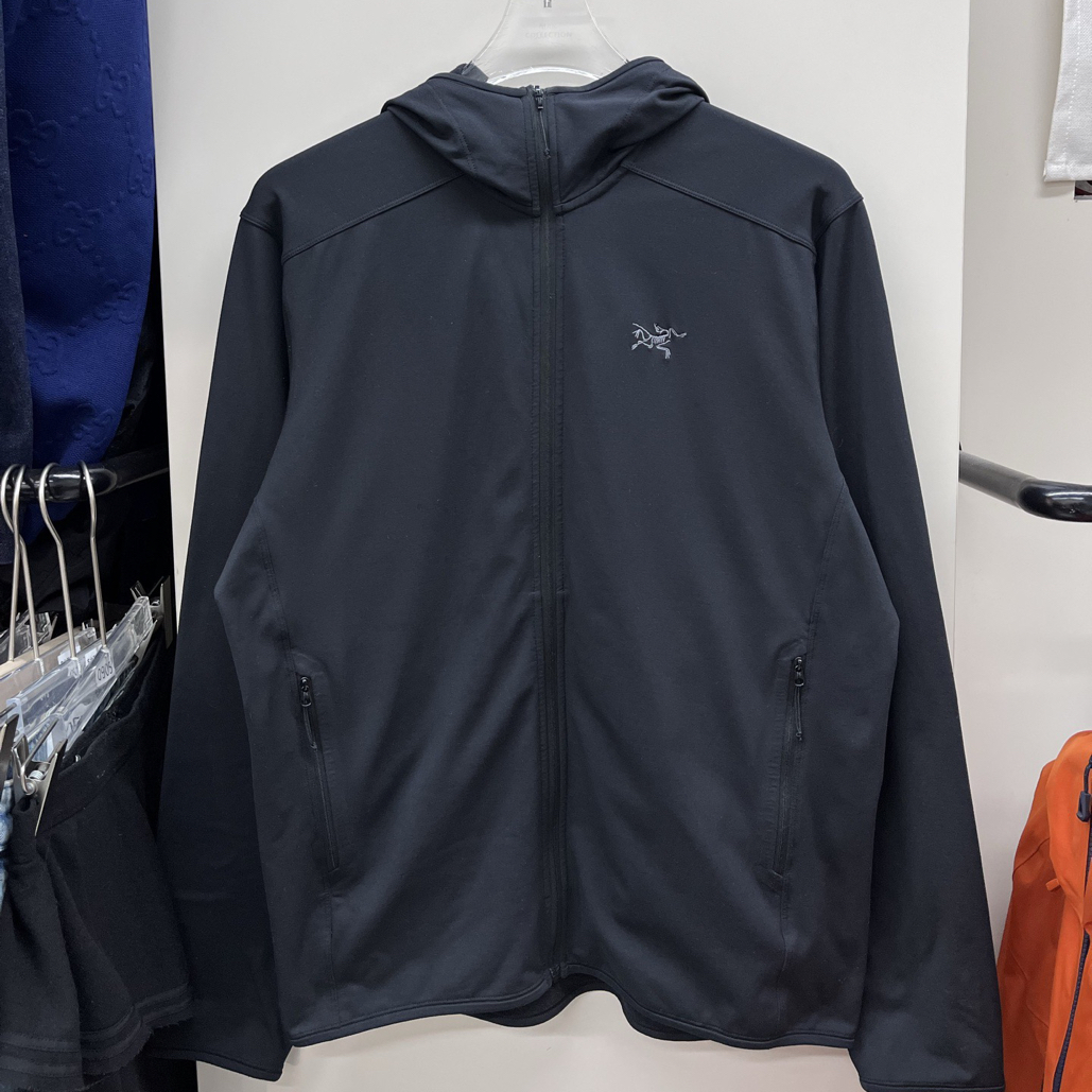 99新 ARC'TERYX/始祖鸟 刺绣保暖抓绒外套 男款 M码 胸围60衣长70