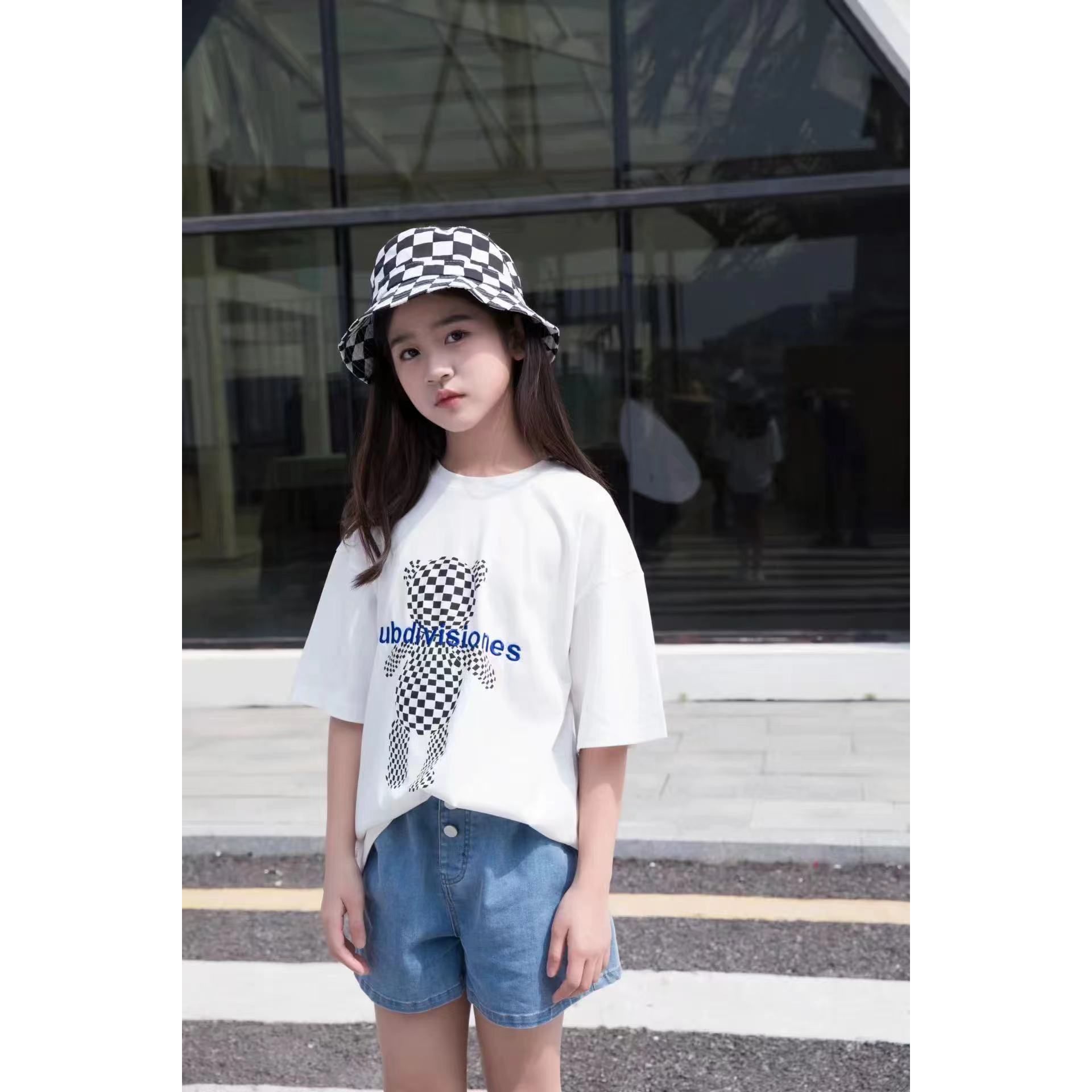 儿童2025新款卡通休闲短袖B2639