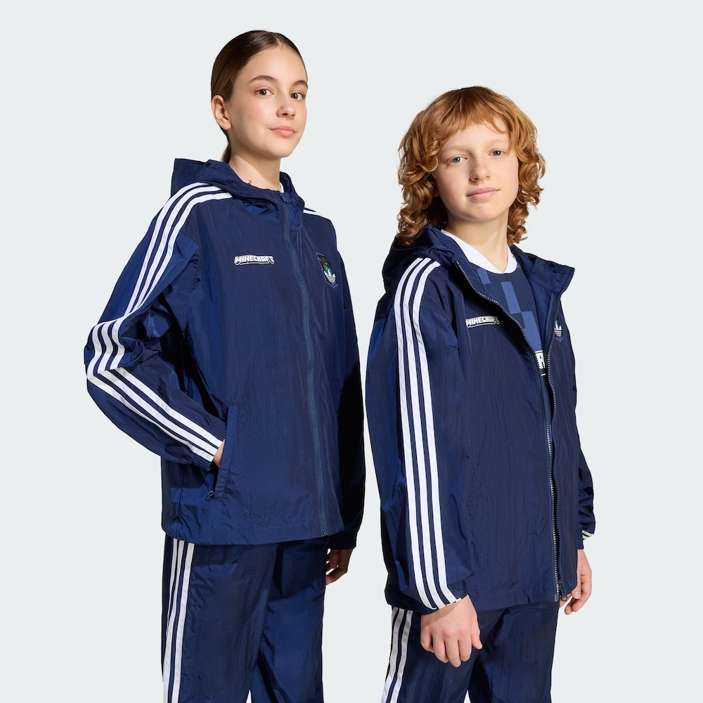 adidas阿迪达斯儿童我的世界联名时尚舒适休闲运动夹克外套KD9835