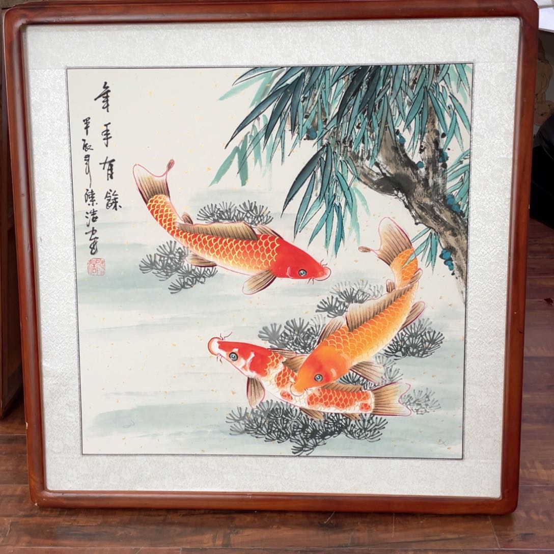 国画带框尺寸63*63厘米