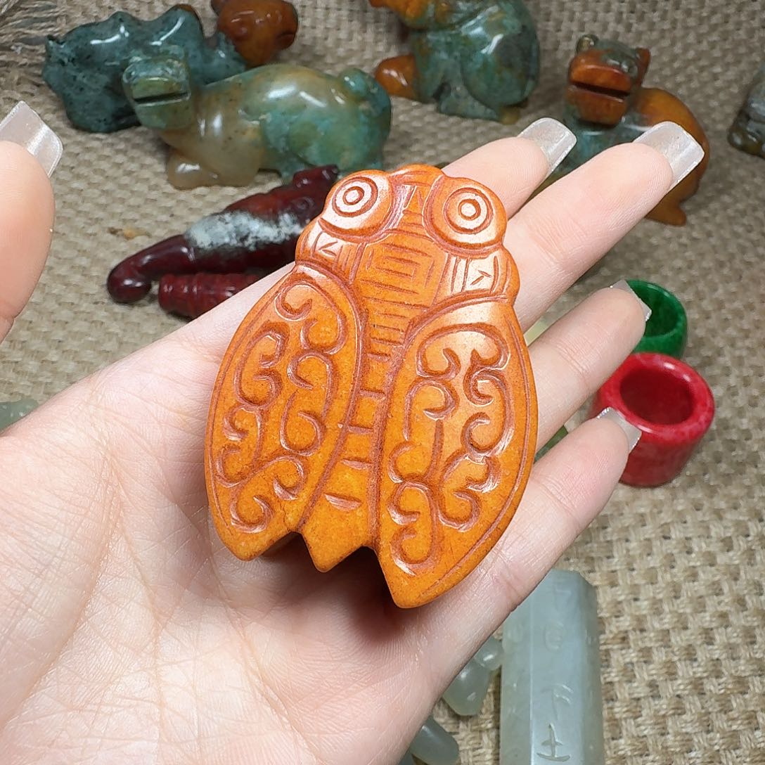 白玉菩提吊坠挂件