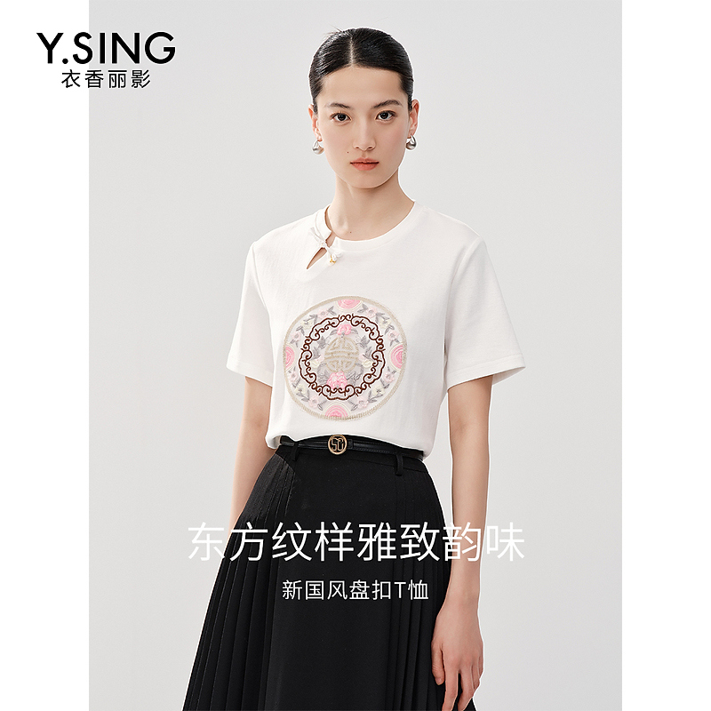 1018【女乔严选】衣香丽影新款T恤940441228