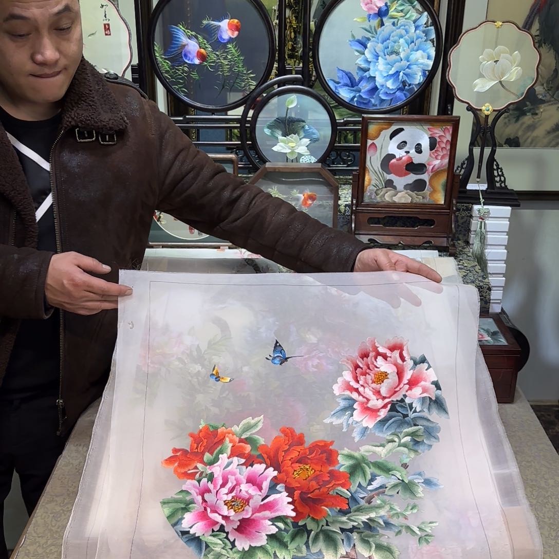 刺绣刺绣工艺精湛