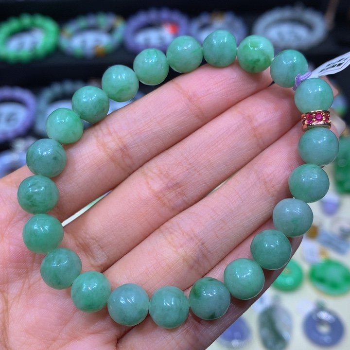 翡翠未镶嵌手链翡翠8