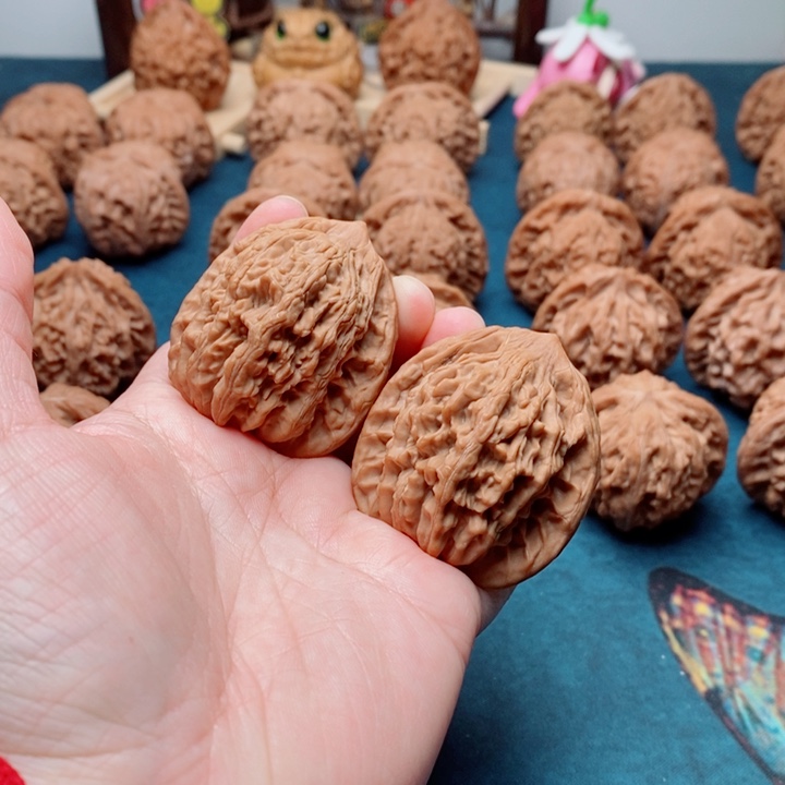 把件文玩核桃麦虎40