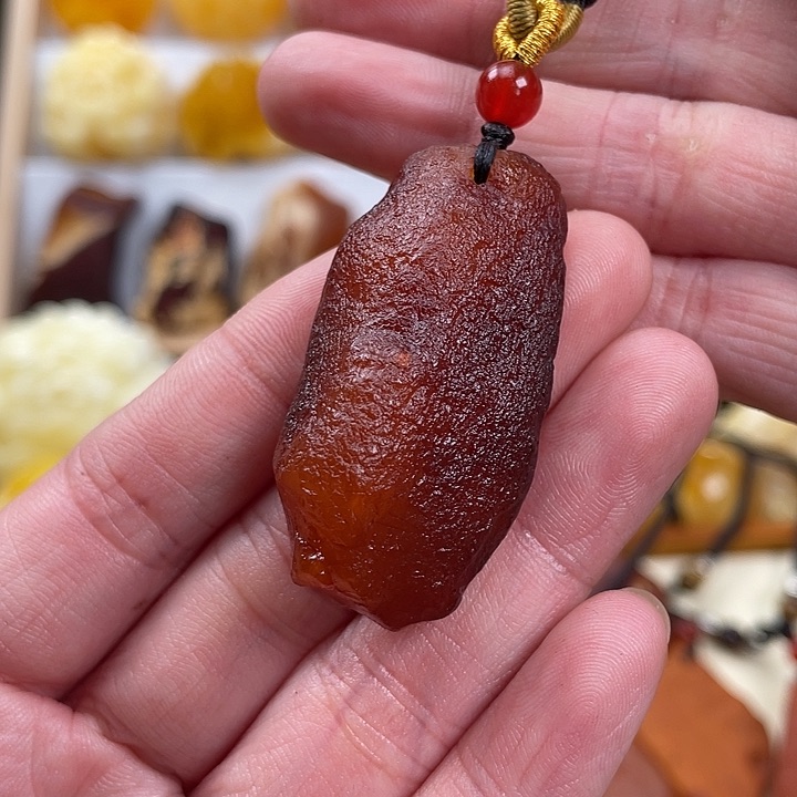 蜜蜡项链未镶嵌7.9克