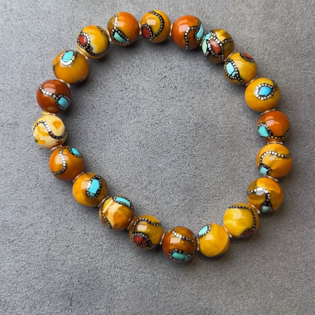 蜜蜡未镶嵌吊坠(不含链)