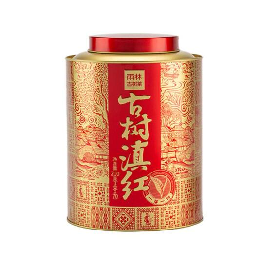 古树滇红(雨林红茶 散茶) 210克(3克*70)夏日必备饮品