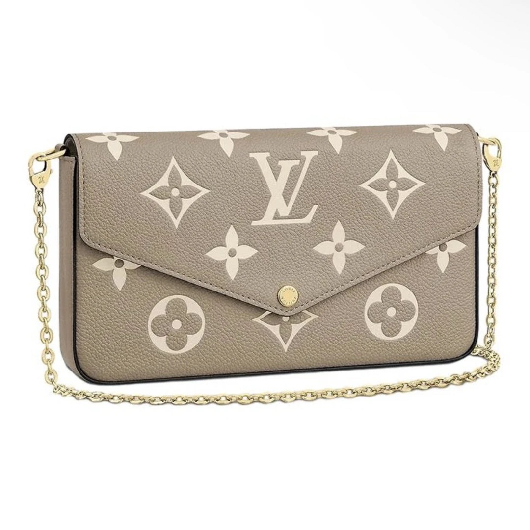 99新 LouisVuitton/路易威登 LV大象灰三合一斜挎包
