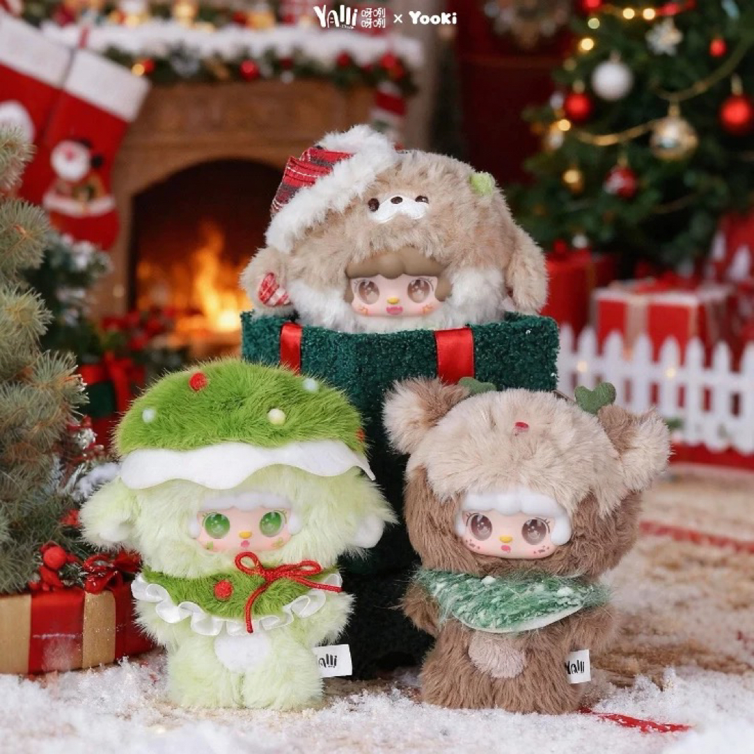 （诺诺代拆）yooki氧氧圣诞叮叮铛系列盲盒毛绒