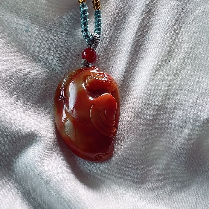 翡翠颈饰未镶嵌天然翡翠挂件