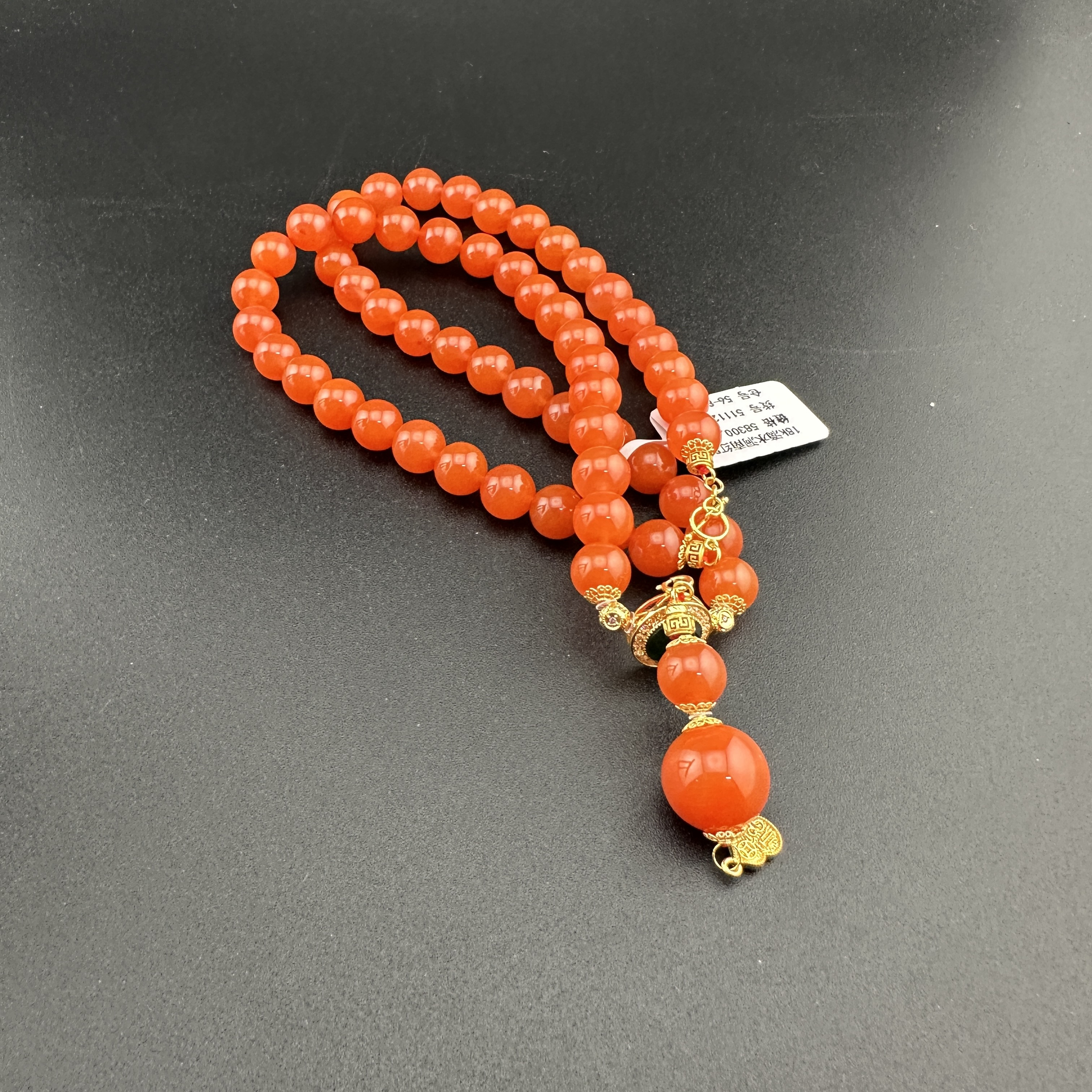 BY1106FZJT标060 北玉精选 南红项链 多样性发货