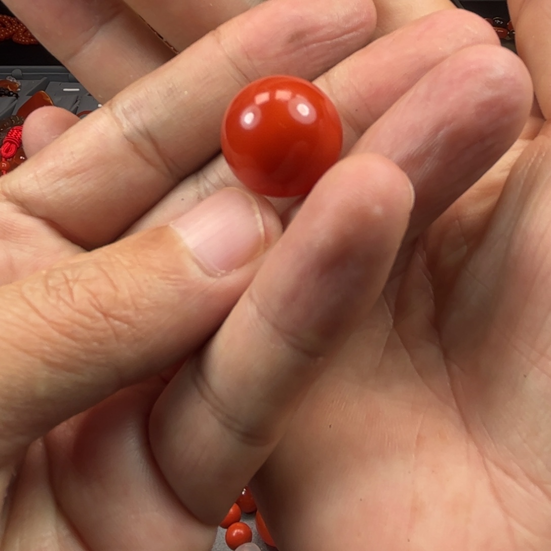 角***子南红玛瑙未镶嵌手链