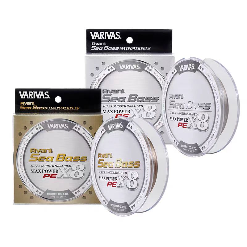 进口VARIVAS瓦里瓦斯8编PE线Sea Bass翘嘴海鲈鱼线大力马路亚线