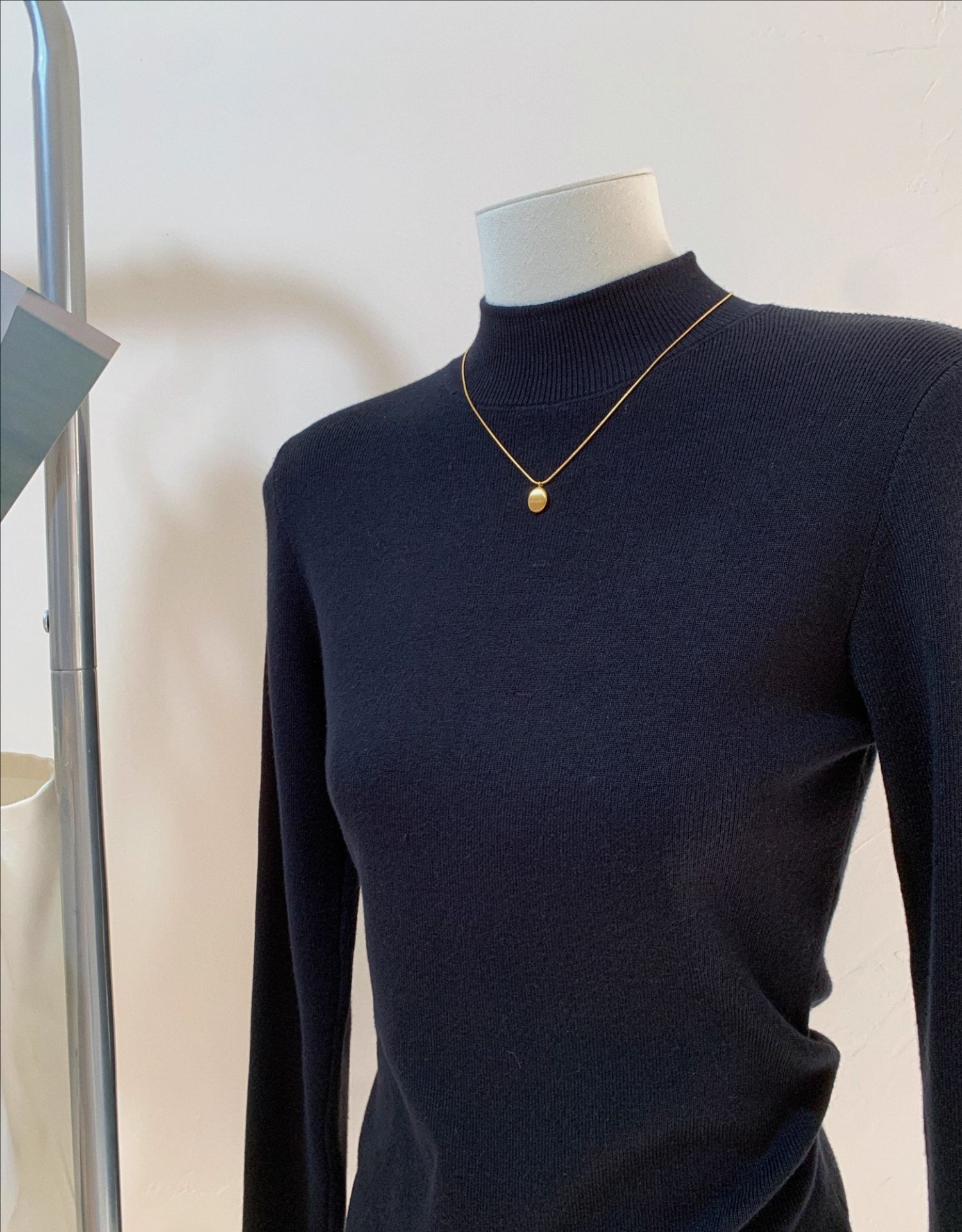 【扣号下单A】针织打底衫女2025秋冬季毛衣立领内搭高级感上衣百搭