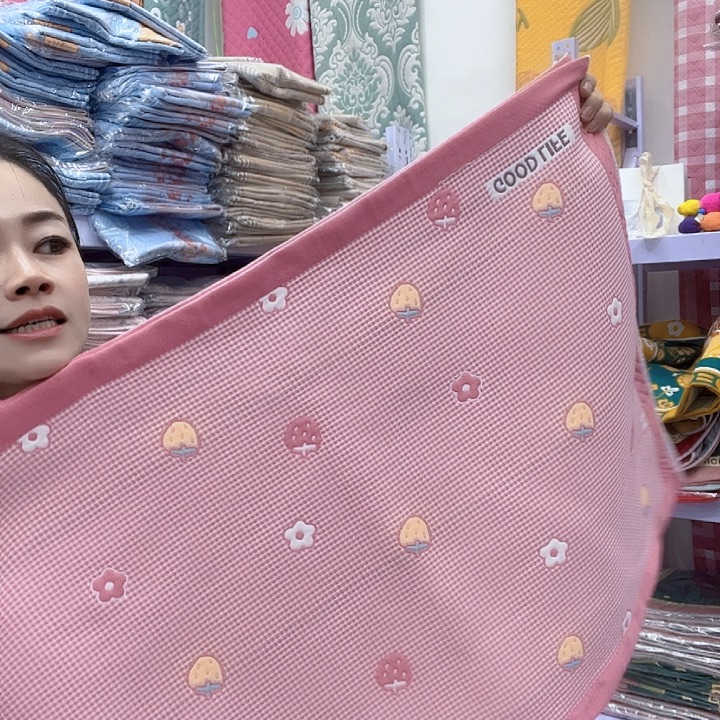 棉粉色小草莓纯棉