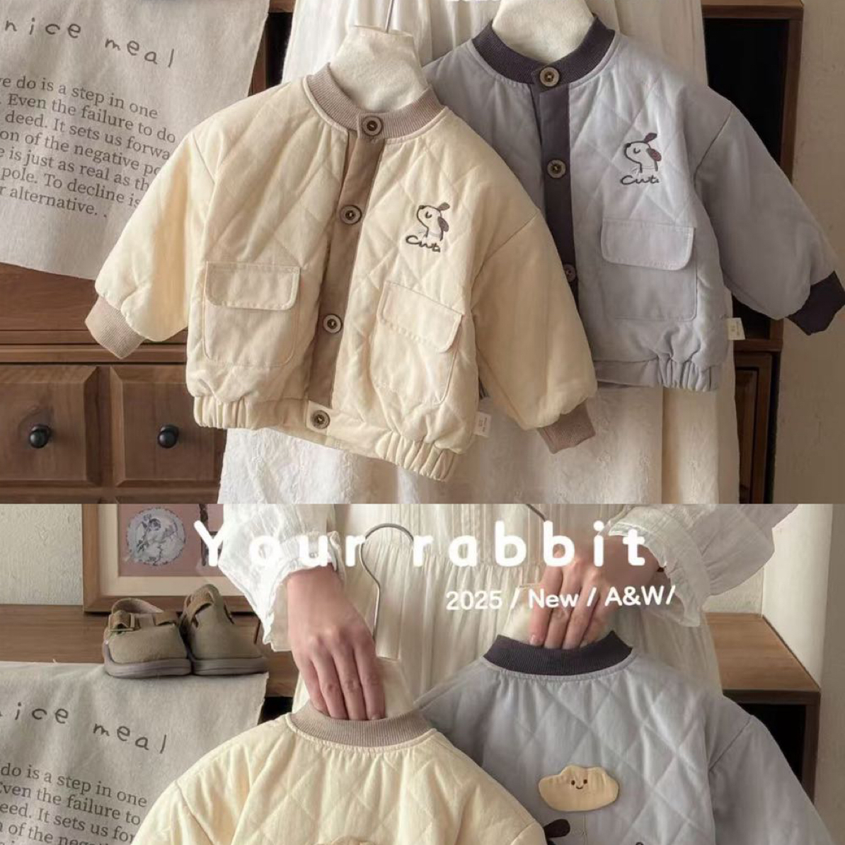 Your  Rabbit2025年冬款加棉外套