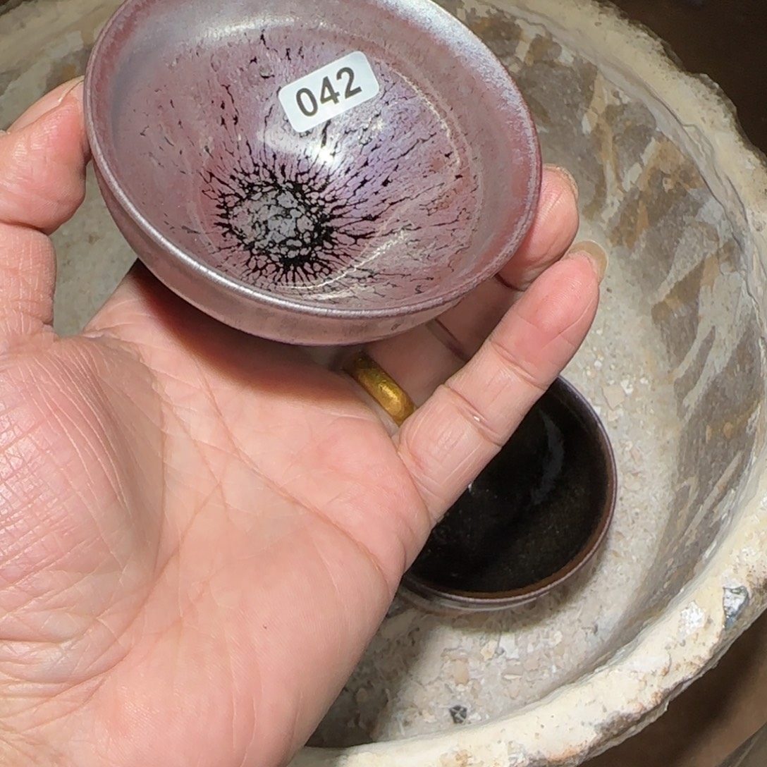 茶盏焦源柴烧自然还原042